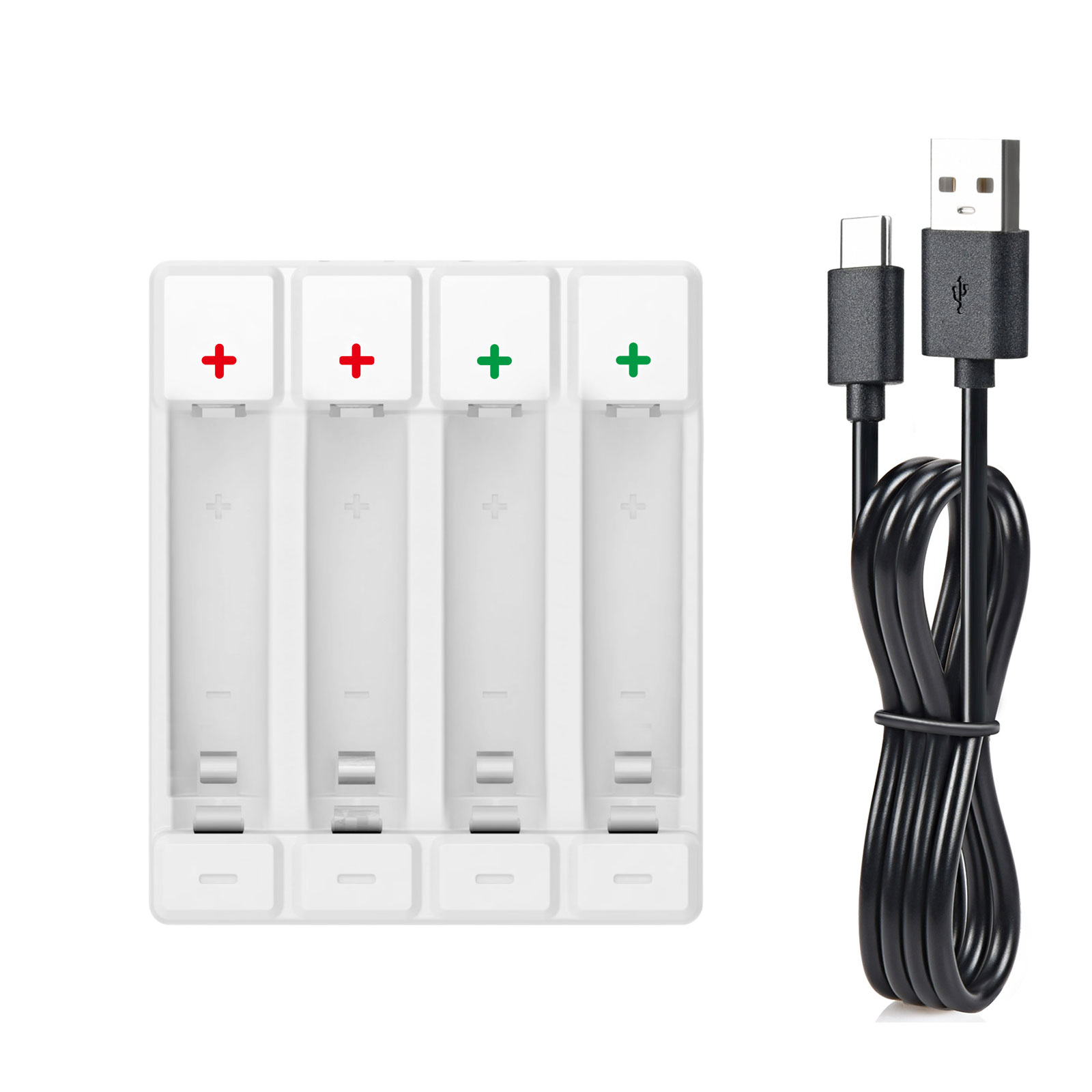 Soshine USB Battery Charger For 1-4PCS 1.5V Li-ion AA AAA Batteries |C4-1.5V
