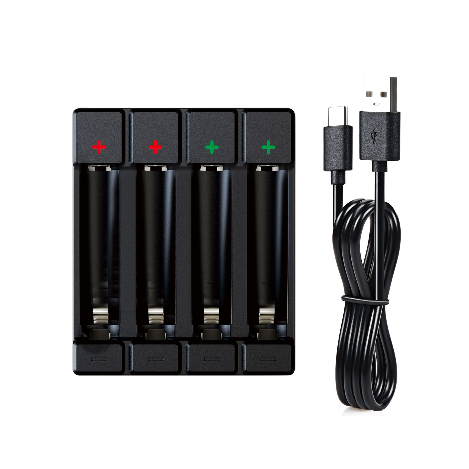 Soshine 1-4PCS AA /AAA NiMH /LiFePO4 2-USB Battery Charger |C4
