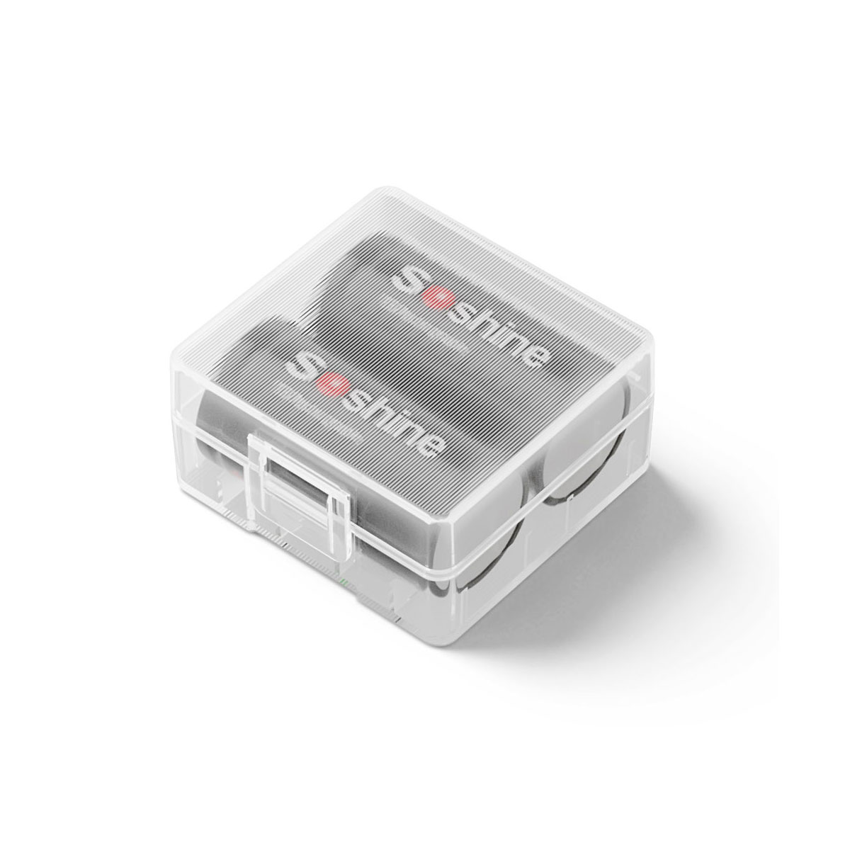 Factory Price Transparent Plastic 2 Cells 18500 Storage Case| 18500x2