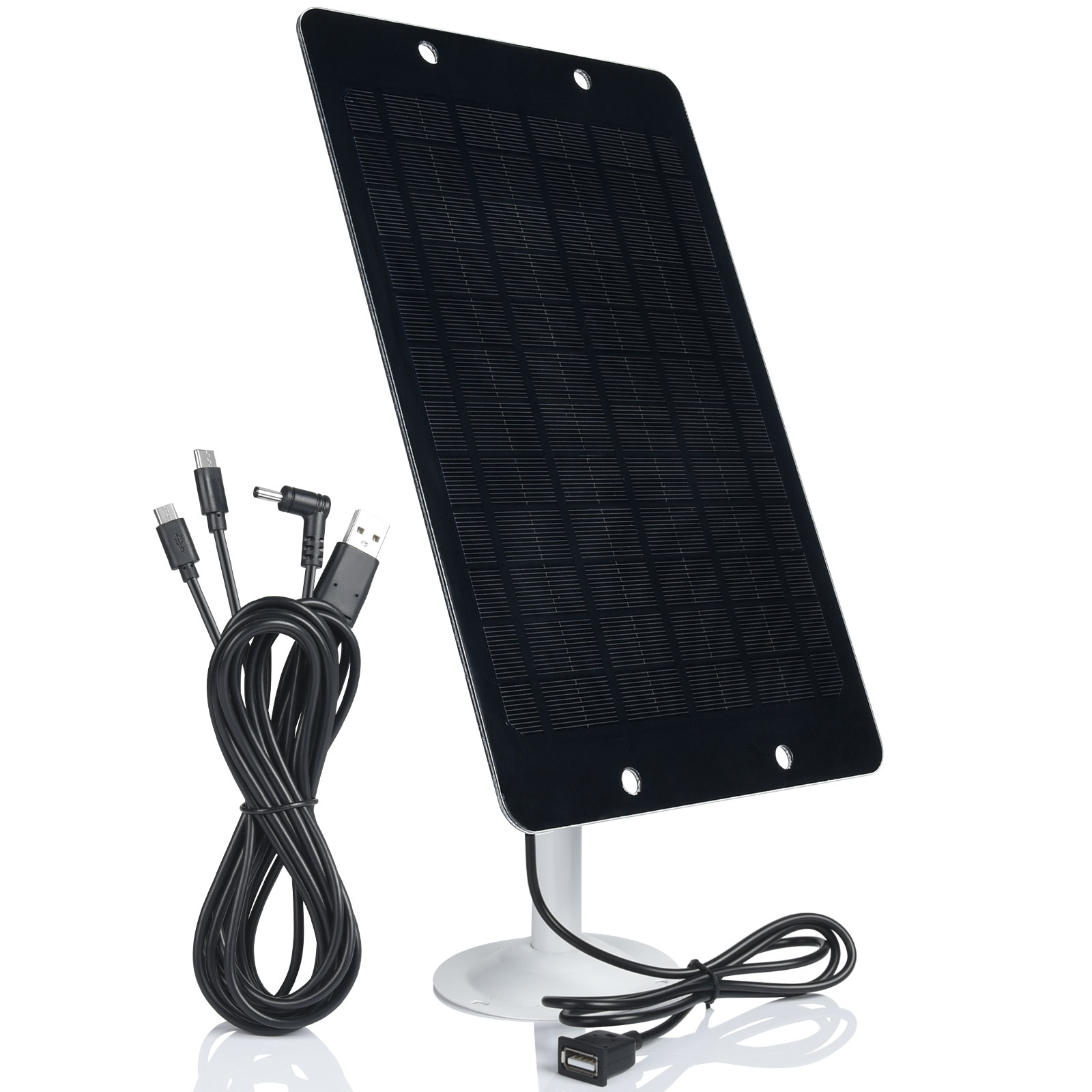 6W Mini Monocrystalline Solar Panel with USB 5V Port |5V6W